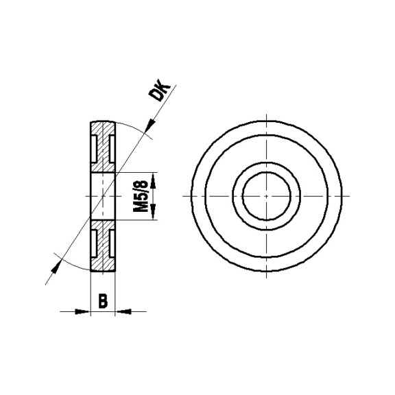 A-5555-0206 RENISHAW,  Kugelscheibe DK40mm - Tasteraufnahme / Tastermodule