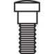 Spannschraube für WIDIA TDMX M4 x 8.5 TX9 / 2.1 Nm