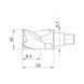 IMX10S3A10008 ET2020 MITSUBISHI, Schaftfräser iMX System Ø10 mm - iMX_S3A, Schaftfräser iMX-System - 2