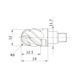 IMX12B6HV12012 EP7020 MITSUBISHI, Schaftfräser iMX System Ø12 mm - iMX_B6HV, Kugelkopffräser iMX-System - 2
