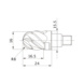 IMX16B6HV16016 EP7020 MITSUBISHI, Schaftfräser iMX System Ø16 mm - iMX_B6HV, Kugelkopffräser iMX-System - 2