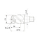 IMX25B4HV25026 EP7020 MITSUBISHI, Kugelkopffräser iMX System Ø25 mm - IMX_B4HV_E, Kugelkopffräser IMX-Serie - 2