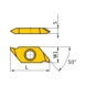 TTAT60125V5RL-B VP15TF MITSUBISHI, WSP, Gewindeschneiden, beschichtet - TTAT, Wendeschneidplatte, Kleinteilefertigung - 1