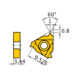 MMT16IR150ISO VP10MF MITSUBISHI, WSP, Gewindeschneiden, beschichtet - MMT16IR, Wendeschneidplatte, Gewindedrehen - 2