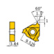 MMT16IR200ISO-S VP20RT MITSUBISHI, WSP, Gewindeschneiden, beschichtet - MMT16IR, Wendeschneidplatte, Gewindedrehen - 2