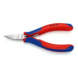 KNIPEX Elektronik-Greifzange 115 mm flache runde Backen 45 Grad gewinkelt - Elektronik-Greifzange - 2