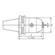 ATORN Präzisionsbohrfutter BT40 (ISO 7388-2) 0,5-16 mm - CNC-Präzisions-Kurzbohrfutter - 2