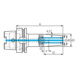 Mandrin de frettage HSK63 (ISO 12164) diam. 3 mm A=120 mm - Mandrin de frettage - 2