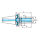 Mandrin de frettage SK40 (ISO 7388-1) diam. 25 mm A=120 mm - Mandrin de frettage 4,5° - 2