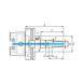 ATORN Hydro-Dehnspannfutter 3° HSK100 (ISO 12164) Durchmesser 9 mm A=120 mm - Hydro-Dehnspannfutter 3° - 2