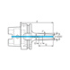 ATORN Schrumpffutter 3° HSK63 (ISO 12164) Durchmesser 3 mm A=80 mm - Schrumpffutter 3° - 2