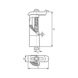 AMF Stufenpratzen für 14 mm T-Nut 0 - 45 mm - Stufenpratzen - 2