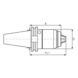 ALBRECHT Kurzbohrfutter AKL DIN 69871 AD SK 50 1 - 16 mm - CNC-Präzisions-Kurzbohrfutter - 2