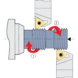 ATORN Unterlegplatten für Gewindedrehhalter AE 22 +1,5 - Unterlegplatten für Gewindedrehhalter - 2