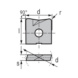 KIENINGER Hartmetall Wechselschneidplatte WPV 08 mm LW610 - Fräswendeplatte WPV-N - 2