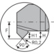 ATORN Mini-Schneideinsatz ACR 3,0mm R0.2 L10 HC5640 - Miniaturschneideinsatz Typ AC HC5640 - 3