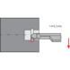 ATORN Mini-Schneideinsatz AKL 6,0mm R0.75 L15 HC5640 - Miniaturschneideinsatz Typ AK HC5640 - 2