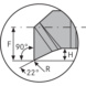 ATORN Mini-Schneideinsatz AUR 3,0mm R0.05 L10 HC5640 - Miniaturschneideinsatz Typ AU HC5640 - 2