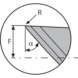 ATORN Mini-Schneideinsatz AW R 6,0mm R0.2 A60 HC5640 - Miniaturschneideinsatz Typ AW HC5640 - 2