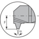 ATORN Mini-Schneideinsatz AIR 10,0mm L35 3 TR HW5615 - Miniaturschneideinsatz Typ AI HW5615 - 2