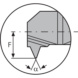 ATORN Mini-Schneideinsatz AIL 5,0mm L22 A55 HW5615 - Miniaturschneideinsatz Typ AI HW5615 - 3