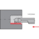 ATORN Mini-Schneideinsatz AIL 6,0mm L22 A55 HC5640 - Miniaturschneideinsatz Typ AI HC5640 - 2