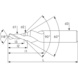 ATORN Stufenbohrer Kernlochzentrierung Typ N HSS M20 21,0 mm HB - Stufenbohrer kurz Typ N HSS - 2