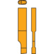 GFS Messer Kreisschneider Form 3 Lilliput HSSE Unbeschichtet - Messer für Kreisschneider Form 3 - 2