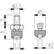 Embout de mesure TESA type TN 30 W, à revêtement carbure - Embouts de mesure M2,5 - 2