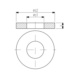 AMF Scheiben DIN 6340 für Schrauben M 12 - Scheiben - 2