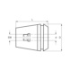 Gewindebohrspannzange ER25 Durchmesser 14,0 mm x 11,0 mm - Gewindebohr-Spannzangen Typ-ER - 2