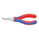 KNIPEX Elektronik-Greifzange 145 mm flache runde lange Backen 45 Grad gewinkelt - Elektronik-Greifzange - 1