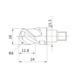 IMX16B3FV16012 EP8120 MITSUBISHI, Schaftfräser iMX System Ø16 mm - iMX_B3FV, Kugelkopffräser iMX-System - 2