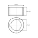 ORION Ringe für Fräsdorne 22 x 5 mm Form B DIN 2084 - Fräsdornring - 2