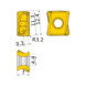 LOGU1207320PNER-M MP6120 MITSUBISHI, WSP, Fräsen, beschichtet - LOGU, Fräswendeschneidplatte, beschichtet - 2