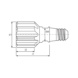 ATORN VHM HPC TiAlN Wechselkopfreibahle SL 28,0 mm H7 Stahl / Guss Geometrie - VHM HPC Wechselkopfreibahle - 2