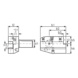 ORION VDI Werkzeughalter Form B5 radial rechts lang VDI 30-20 - Radial-Werkzeughalter Form B5 rechts, lang - 2