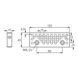 ATORN Spannbacke 125 mm 2 x M8 mit Positionsst. - Spannbacke mit Positionierstiften, pneumatisch betätigbar - 2