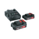 Kit booster démarrage FLEX Power 22 Q 18 V/2,5 Ah - 2 batt. 18 V/2,5 Ah + charg.