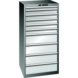 95.152.550 LISTA, ESD Schubladenschrank 36x36E (BxTxH) 717x725x850xmm KEY Lock RAL7016 - "ESD Schubladenschrank, 5 Schubladen" - 1