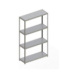 Weitspannregal SPEED-RACK 2970x1700x600mm verz. 4 Fachebenen m.Stahlpaneelen - Weitspannregal - 2