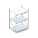 Etag. gr portée META Mini-RACK H2200 mm ét. de base av plat. acier 1400x1050 mm - Etagère à grande portée - 3