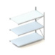 META Weitspannregal Mini-RACK Höhe 2200mm Anbauregal Stahlpaneele 2200x1050mm - Weitspannregal - 3