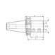 ATORN Vollbohrer-Aufnahme SK40 (ISO 7388-1) Durchmesser 40 mm A=115 mm - Werkzeughalter für Wendeplatten-Vollbohrer - 2