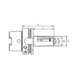 ATORN Einschraubaufnahme HSK100 (ISO 12164) Durchmesser 16 mm A=179 mm - Werkzeugaufnahmen für Einschaubfräser - 2