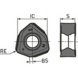 JOMU090512ZZER-M MP9120 MITSUBISHI, WSP, Fräsen, beschichtet - JOMU, Fräswendeschneidplatte, beschichtet - 2