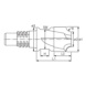 ATORN WK Viertelkreisfräser D=20,0 x 15 x 26 mm r=5 Typ Z4 WK-Größe 50 SW=16 x 5 - VHM Viertelkreisfräser für Wechselkopfsystem - 2