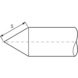 ORION VHM Fasfräser 60 Grad Durchmesser 16 mm Z5 TiAlN HB - VHM Fasfräser 60° - 2