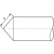 ATORN VHM Entgrater, spiral. Ø 8x5,6x63mm Z=5 HA RockTec PRO - VHM Fasfräser 90° - 2