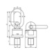 CARTEC Wirbelbock M14x20 1 t - Wirbelbock Güteklasse 10 - 2